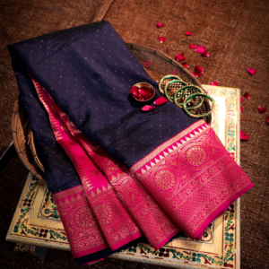 Soft Silk Katan Saree with Anmol Jari