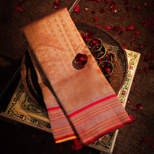 Traditional Paithani Saree with Anmol Jari and Meenakari