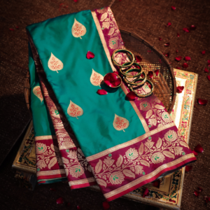 Soft Silk Katan Saree with Anmol Jari