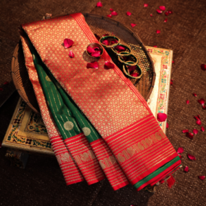 Anmol Zari Woven Elegance in Katan Silk