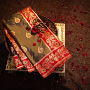 Soft Silk Katan Saree with Anmol Jari